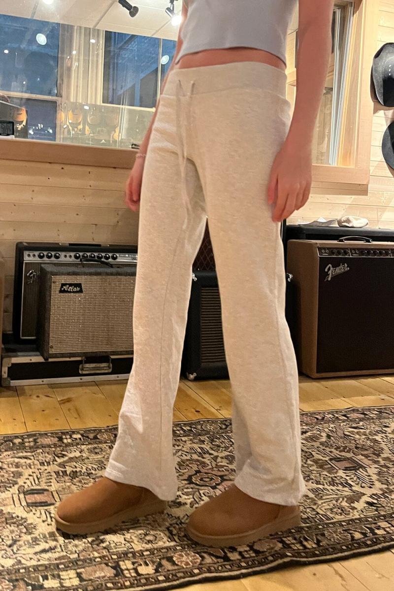 Hillary Soft Yoga Pants Light Heather Grey Sweatpants & Sweatshirts Brandy Melville Women