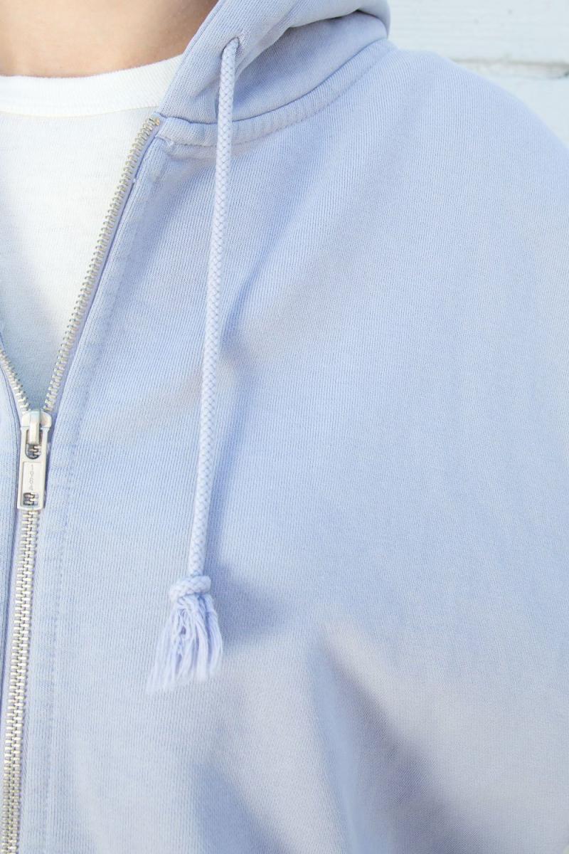 Women Sweatpants & Sweatshirts Christy Light Blue Hoodie Brandy Melville - 4