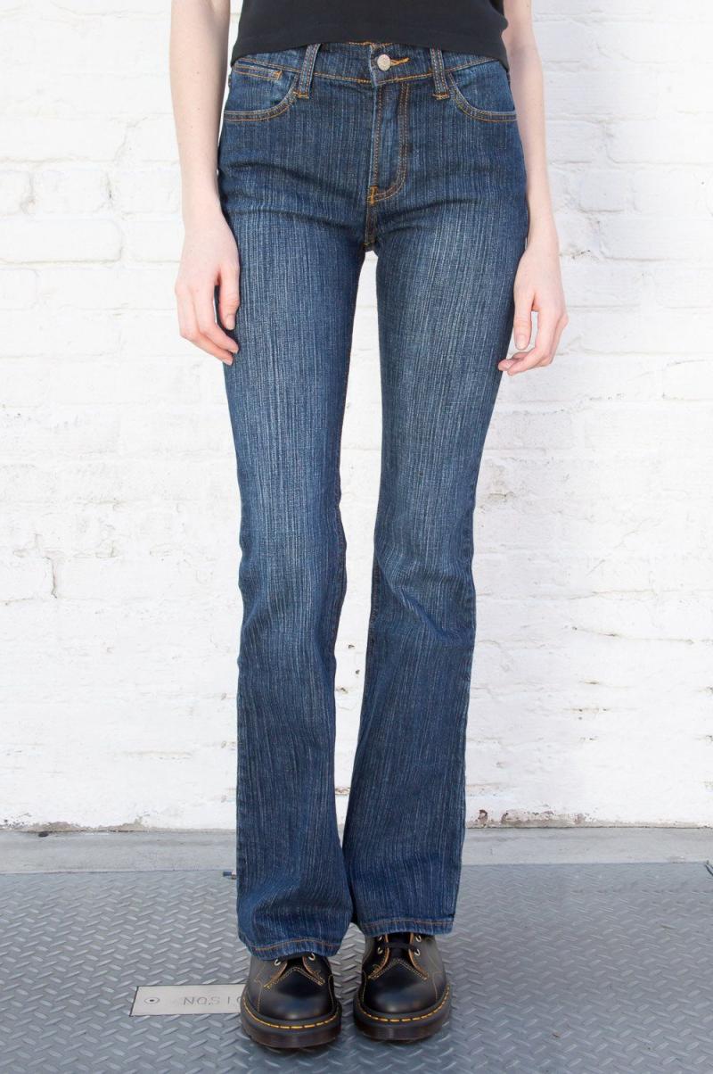 Dark Wash 90S Denim Women Brandy Melville Bottoms Melody 90'S Jeans - 1