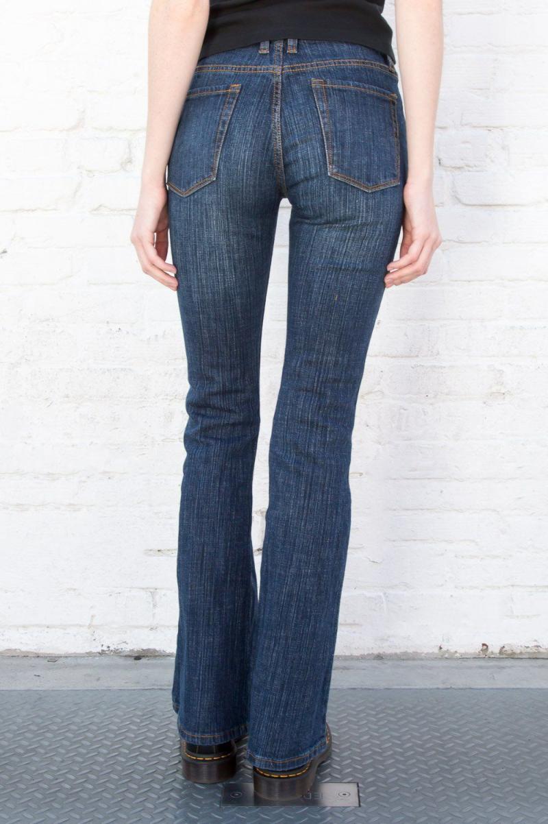 Dark Wash 90S Denim Women Brandy Melville Bottoms Melody 90'S Jeans - 3