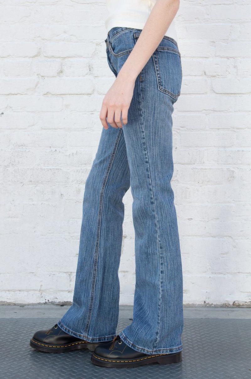 Brandy Melville Women 90 Wash Denim Bottoms Brielle 90'S Jeans - 3