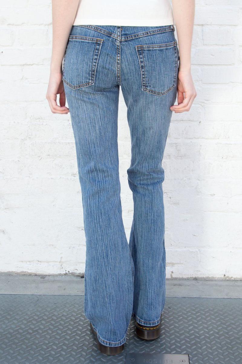 Brandy Melville Women 90 Wash Denim Bottoms Brielle 90'S Jeans - 4