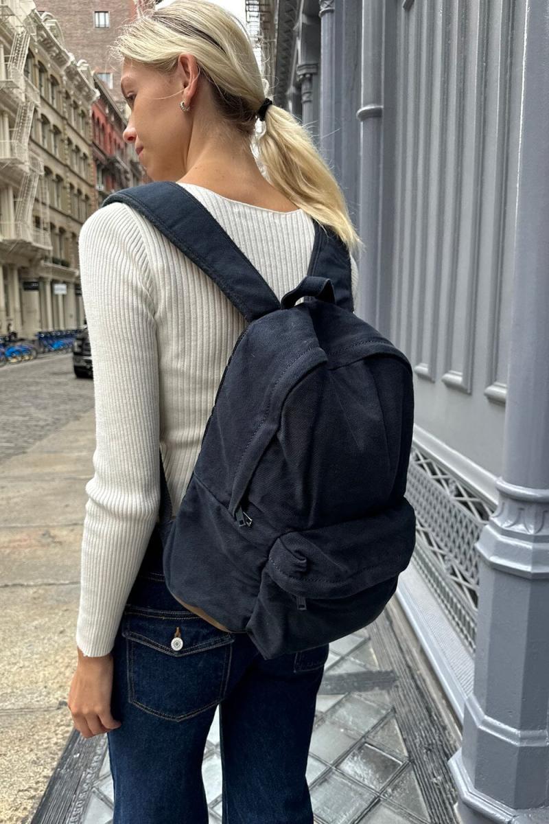 Women Navy Backpack Navy Brandy Melville Bags & Backpacks - 1