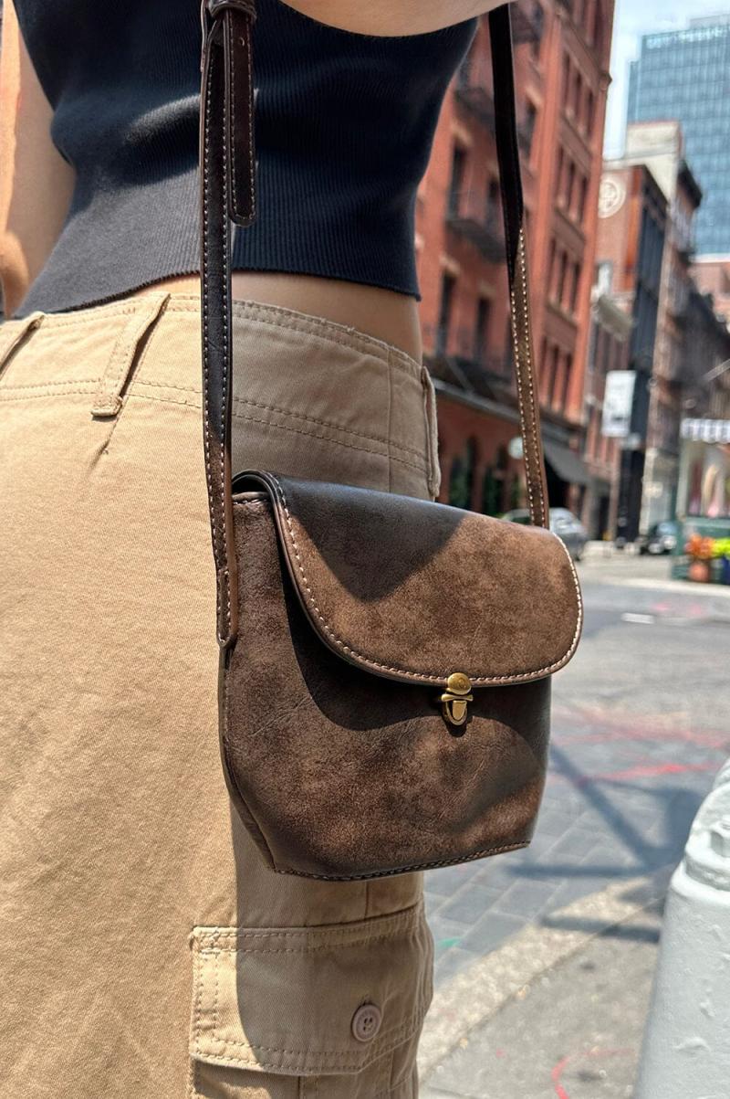 Brown Bags & Backpacks Women Brandy Melville Shoulder Bag - 1
