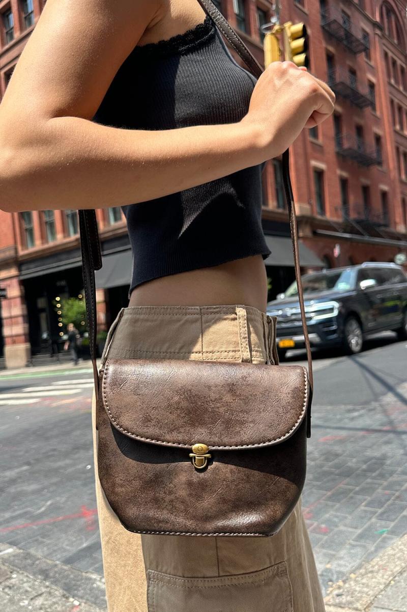 Brown Bags & Backpacks Women Brandy Melville Shoulder Bag