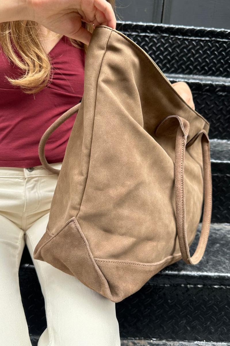 Tote Bag Brown Women Brandy Melville Bags & Backpacks - 3