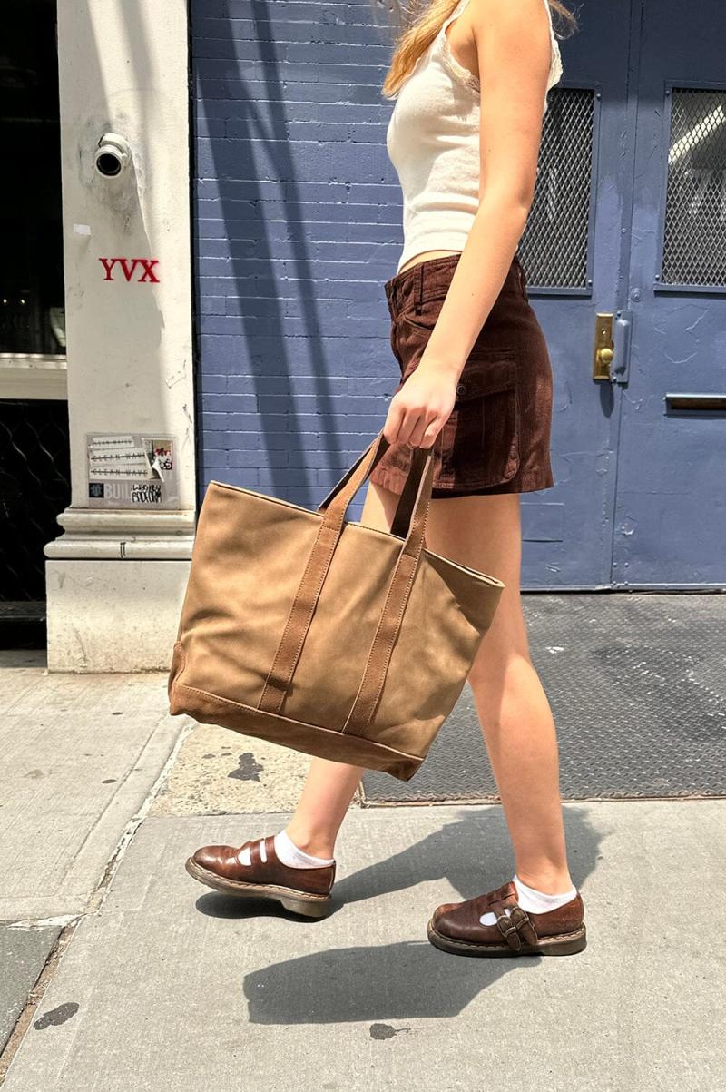 Women Brandy Melville Bags & Backpacks Tote Bag Brown