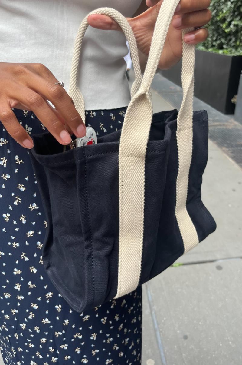 Navy Blue Women Brandy Melville Bags & Backpacks Mini Tote Bag