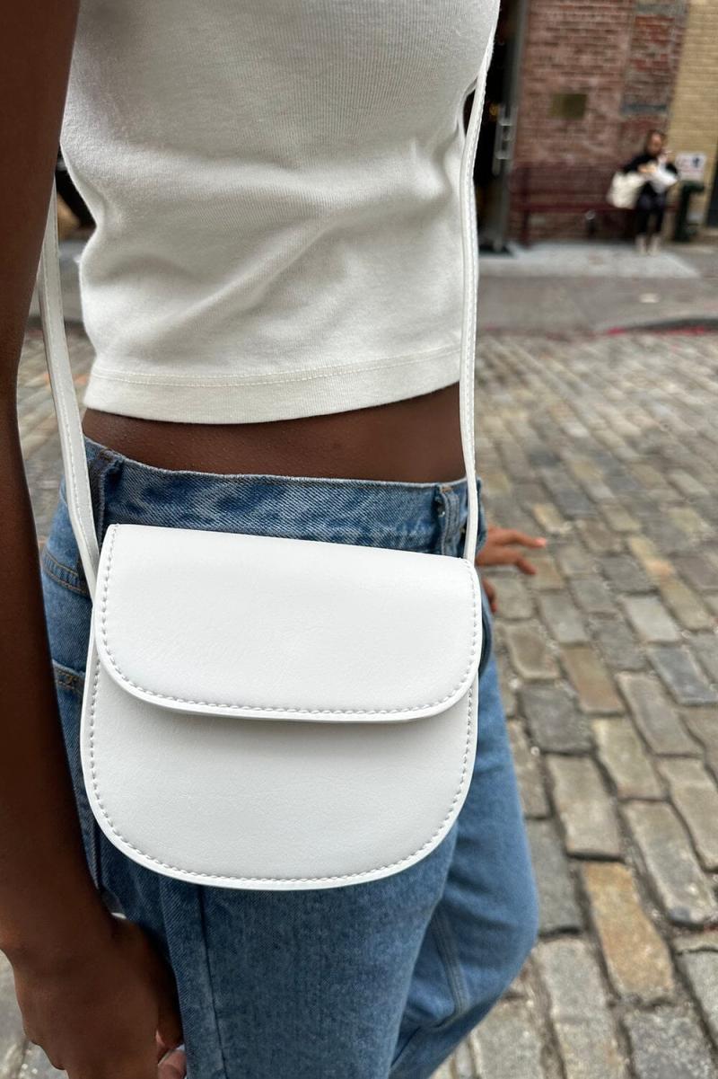 Brandy Melville Women White Mini Purse Bags & Backpacks - 1