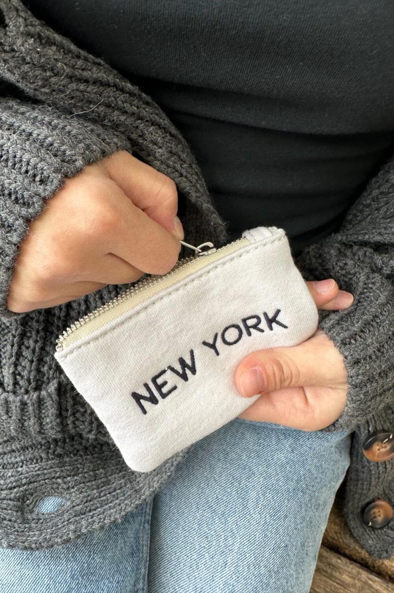 Bags & Backpacks Brandy Melville New York Coin  Purse Women Ivory - 1