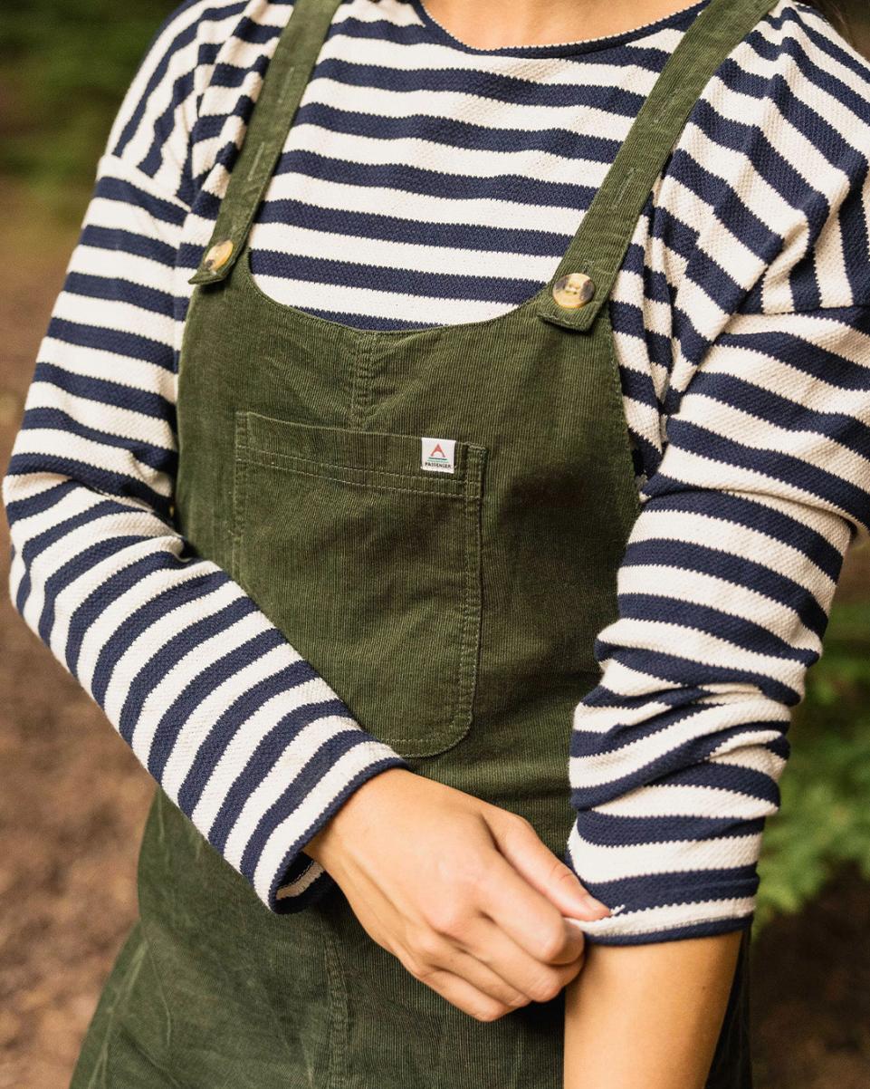 Classic Fir Tree Meadows Organic Cotton Cord Dungarees Dungarees & Trousers Women Passenger Clothing - 2