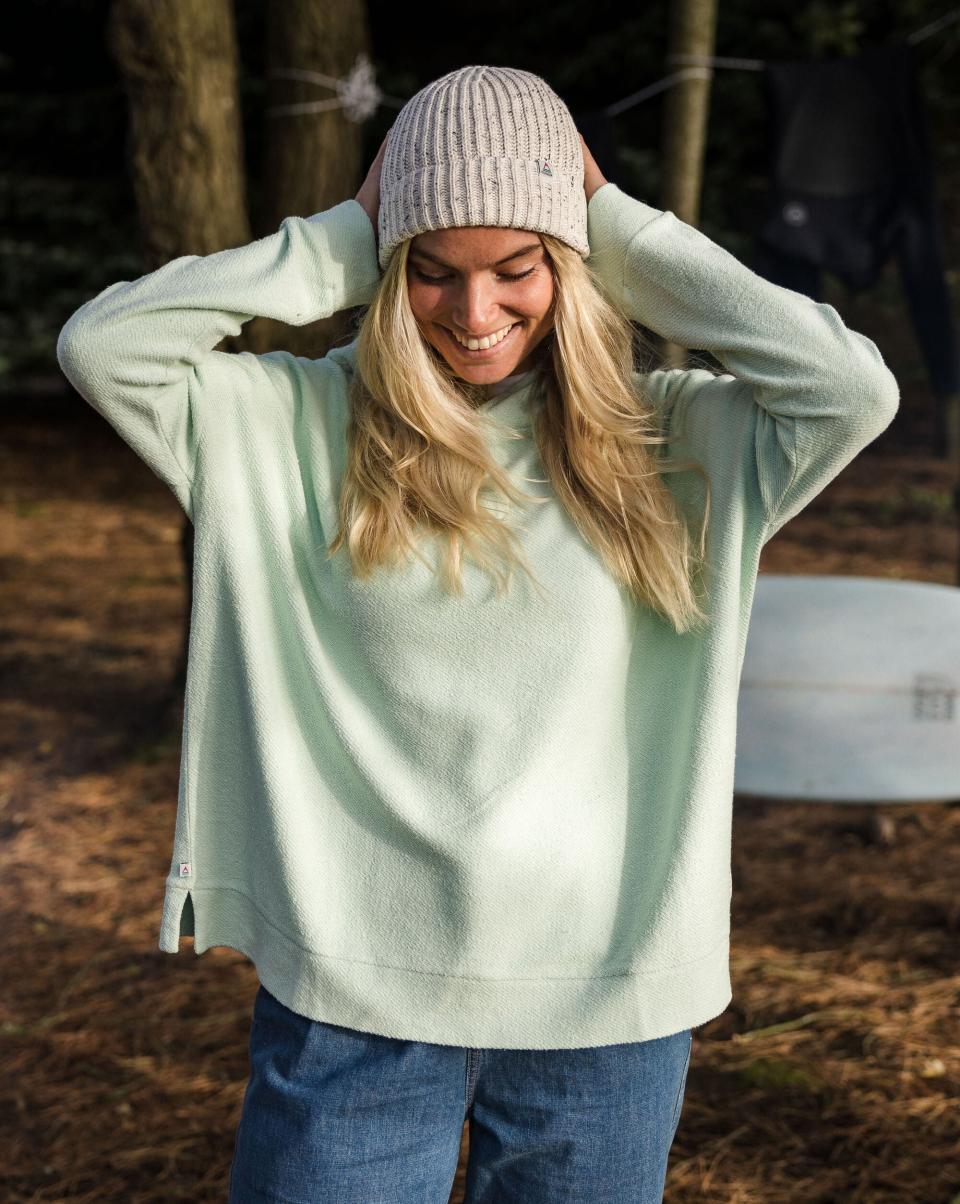Women Passenger Clothing Outlet Clove Organic Cotton Textured Hoodie Surf Spray Hoodies & Sweatshirts