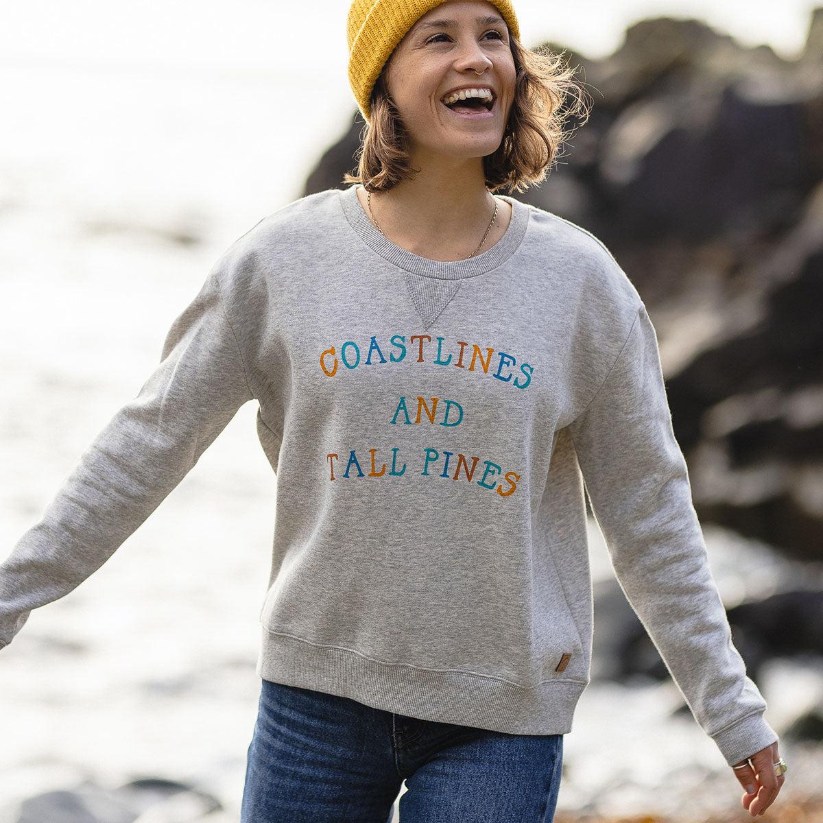 Passenger Clothing Grey Marl Women Voyage Recycled Sweatshirt Hoodies & Sweatshirts Online