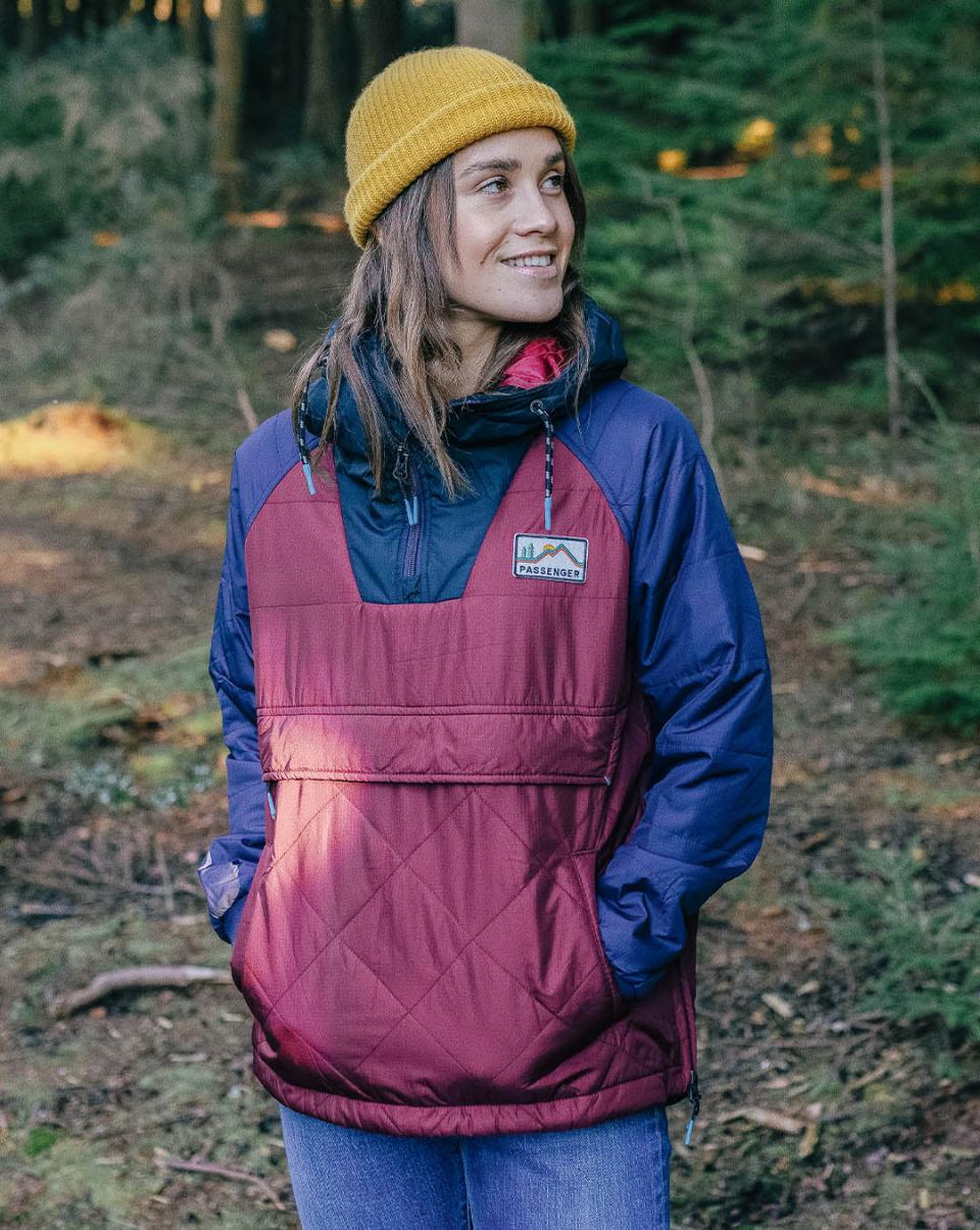 Reduced To Clear Ocean Recycled Insulated 1/2 Zip Jacket Women Passenger Clothing Windsor Wine Jackets
