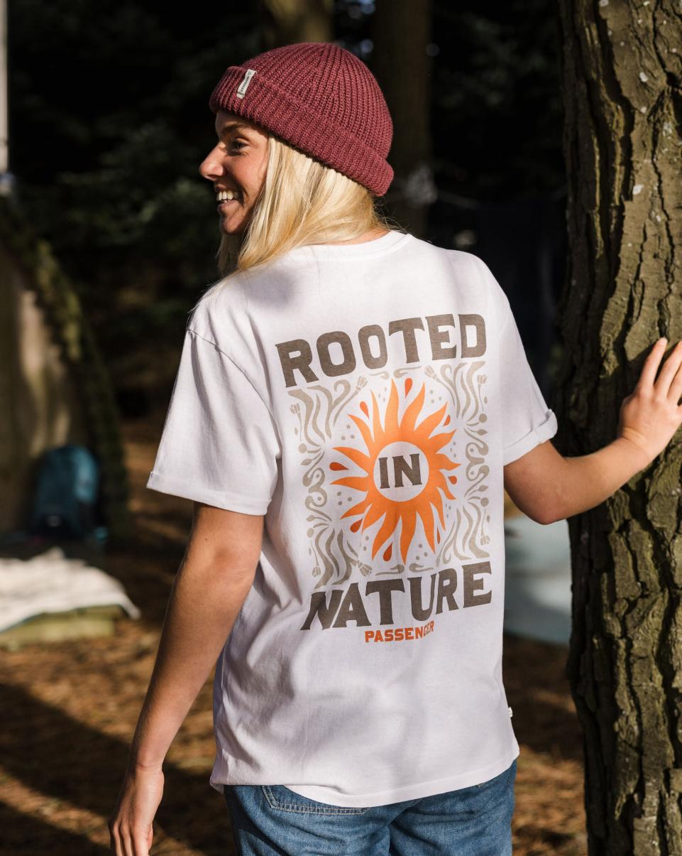 Tops & T-Shirts Passenger Clothing Coupon White Women Rooted In Nature Recycled Cotton T
