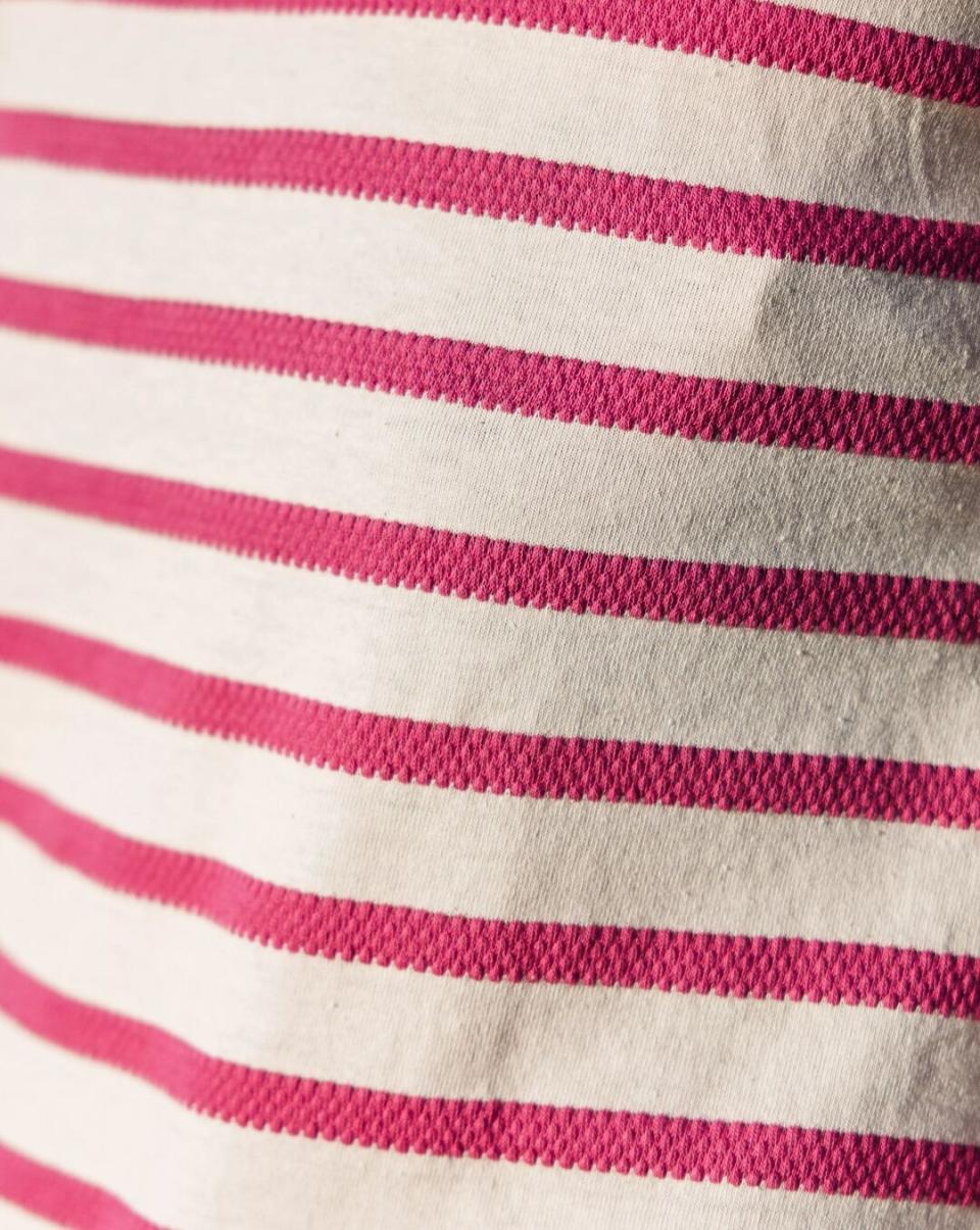 Guaranteed Passenger Clothing Sage Stripe Vest Fuchsia Women Tops & T-Shirts - 3