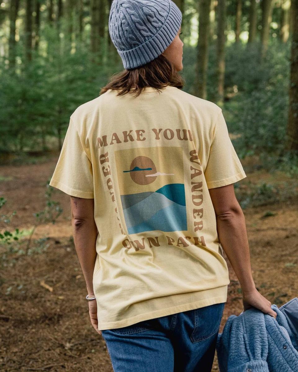Tops & T-Shirts Optimize Passenger Clothing Golden Haze Dreamer Oversized Recycled Cotton T Women