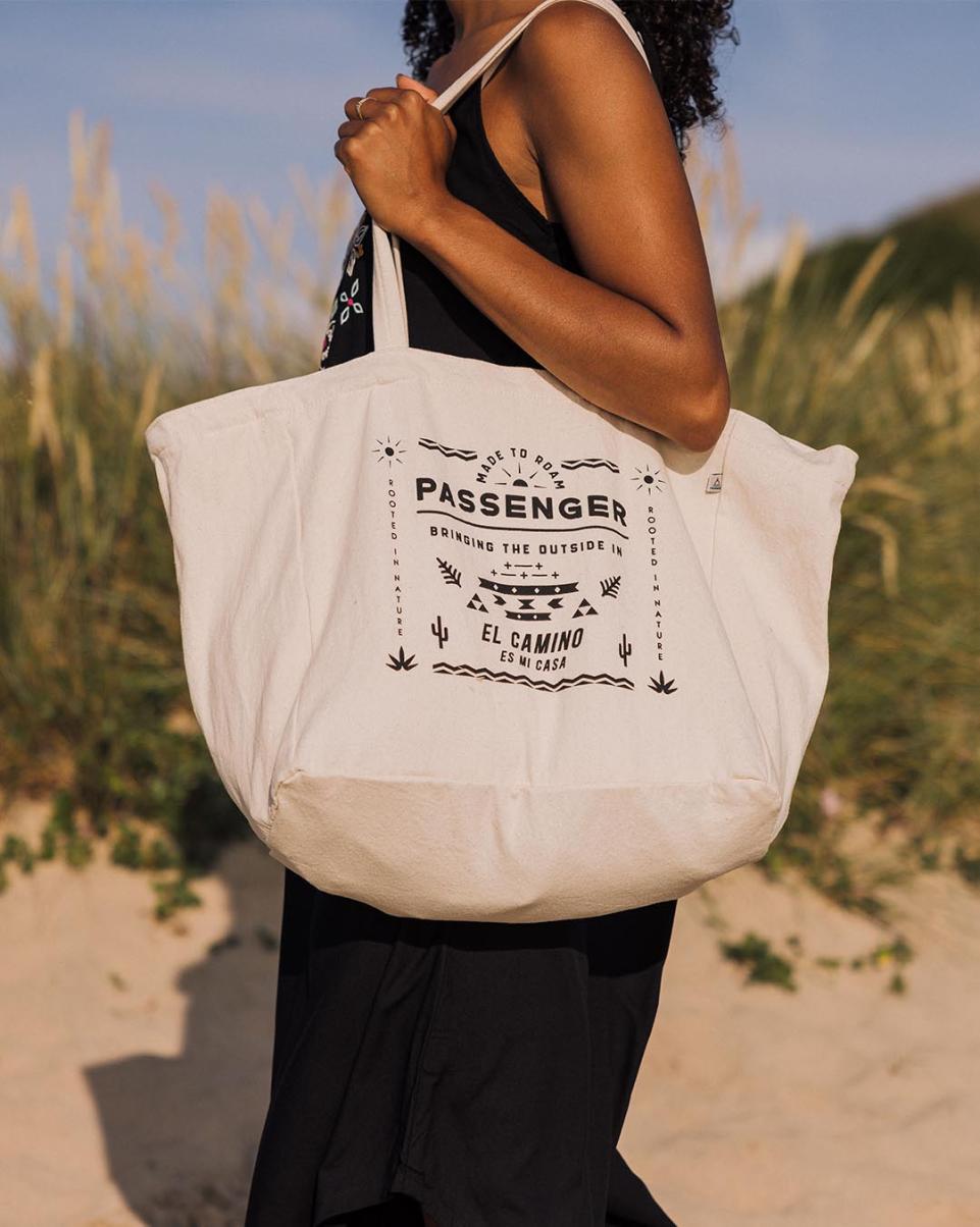 Backpacks & Bags Passenger Clothing Off White El Camino Sunrise Organic Tote Bag Women Discount - 3