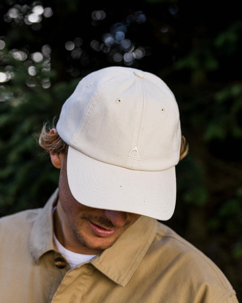 Women Fade Recycled Cotton Low Profile 6 Panel Cap Caps & Hats Passenger Clothing Vintage White Now - 3