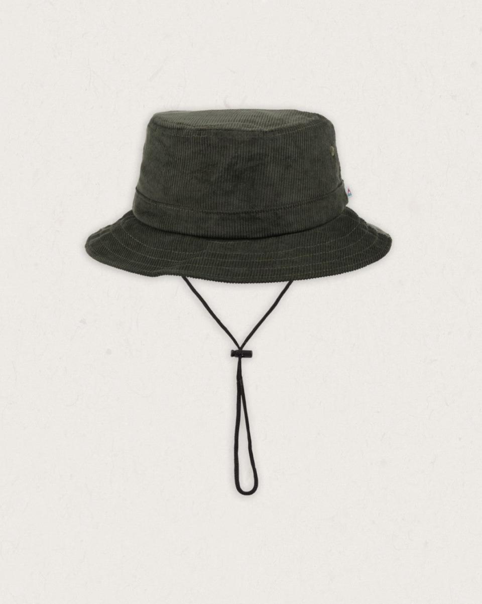 Caps & Hats Khaki Forest Recycled Cord Bucket Hat Passenger Clothing Women Cutting-Edge - 1