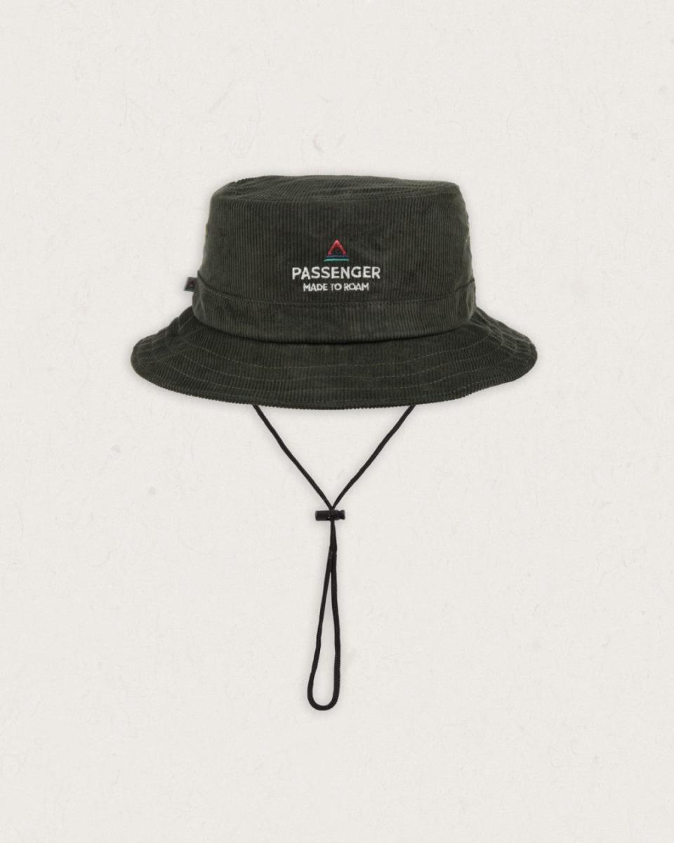 Caps & Hats Khaki Forest Recycled Cord Bucket Hat Passenger Clothing Women Cutting-Edge
