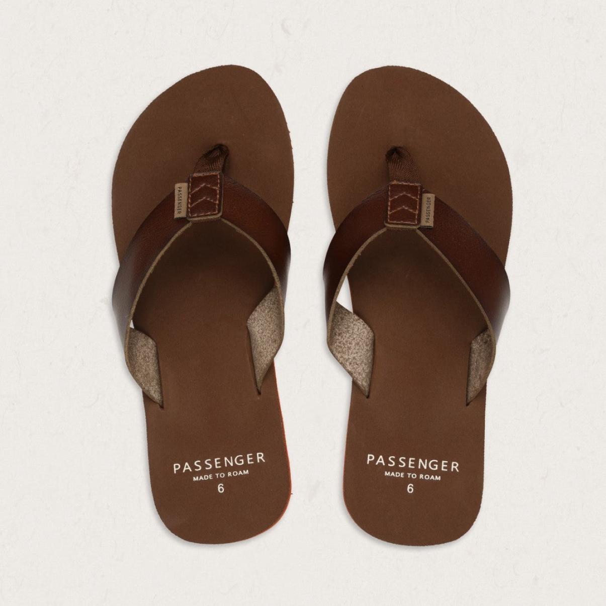 Malibu Flip Flop Online Women Passenger Clothing Dark Brown Flip Flops & Sandals - 2