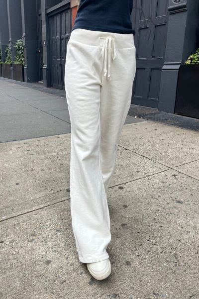 Brandy Melville Sweatpants & Sweatshirts Natural White Women Hillary Soft Yoga Pants