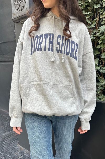 Sweatpants & Sweatshirts Women Christy North Shore Hoodie Heather Grey Brandy Melville