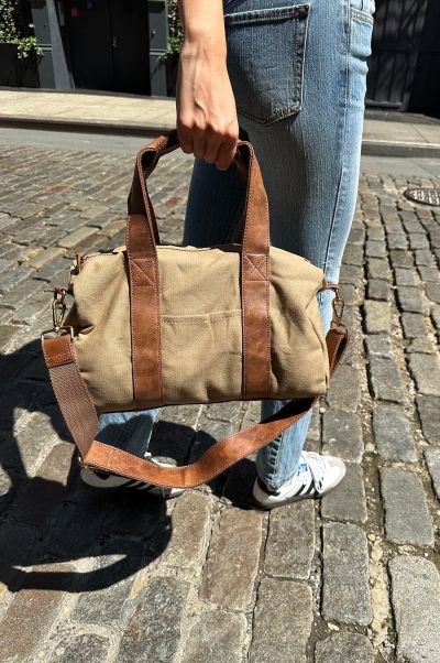 Brandy Melville Bags & Backpacks Mini Duffle Bag Women Sand