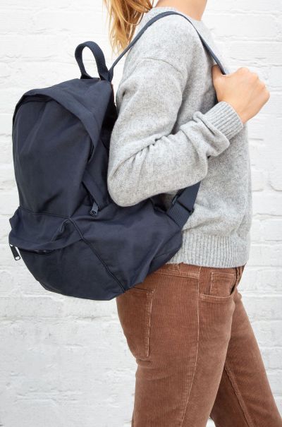 Women Backpack Brandy Melville Navy Blue Bags & Backpacks
