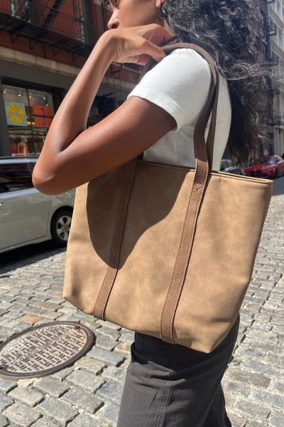 Brown Tote Bag Bags & Backpacks Women Brandy Melville