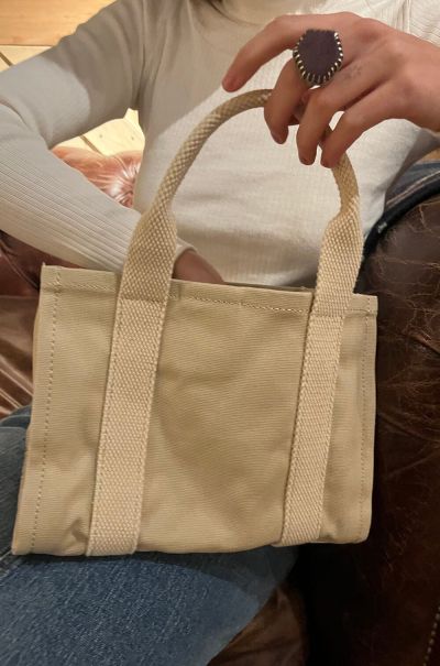 Bags & Backpacks Brandy Melville Women Mini Tote Bag Cream