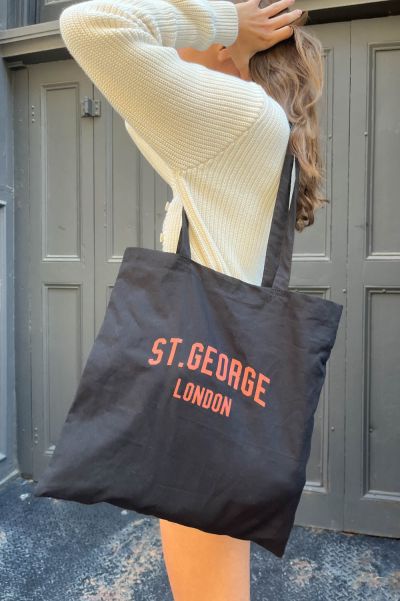 Bags & Backpacks Women Brandy Melville Black St. George London Tote Bag