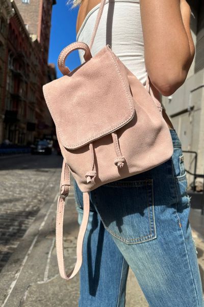 Bags & Backpacks Women Brandy Melville Pastel Pink Leather Mini Backpack
