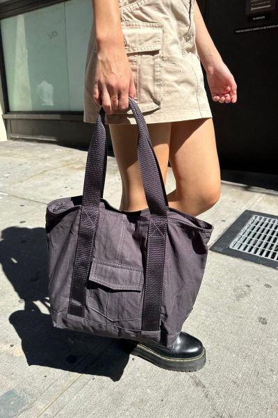 Women Bags & Backpacks Brandy Melville Dark Grey Tote Bag
