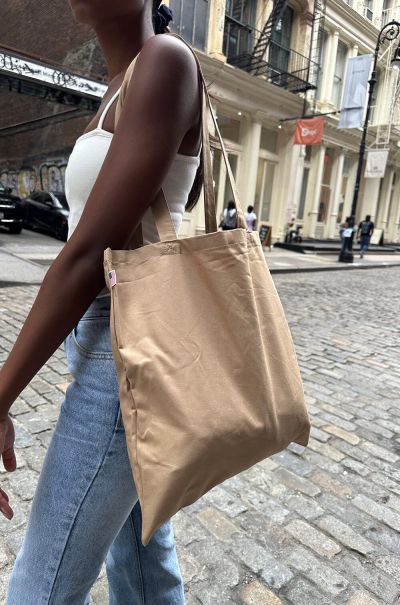 Bags & Backpacks Women Sand Brandy Melville Basic Tote Bag