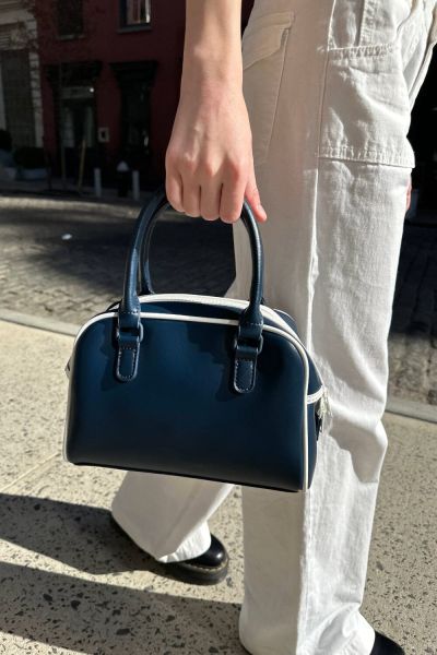 Bags & Backpacks Bowling Hand Bag Navy Blue Brandy Melville Women