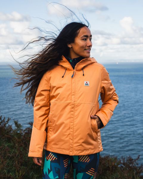Shop Activewear Apricot Passenger Clothing Scene Waterproof Recycled Jacket Women