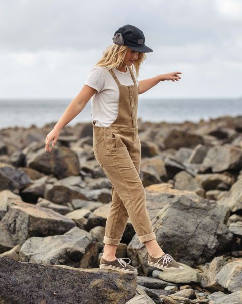Passenger Clothing Biscuit Charming Women Tiaga Cord Dungarees Dungarees & Trousers