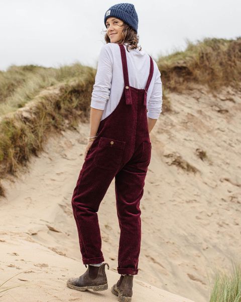 Superior Windsor Wine Tiaga Cord Dungarees Passenger Clothing Dungarees & Trousers Women