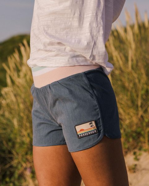 Affordable Passenger Clothing Dark Denim Shorts Explore Recycled All Purpose Shorts Women