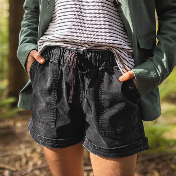 Women Cutting-Edge Shorts Carriso Organic Cotton Shorts Black Passenger Clothing
