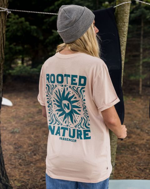 Certified Tops & T-Shirts Women Passenger Clothing Peach Whip Rooted In Nature Recycled Cotton T