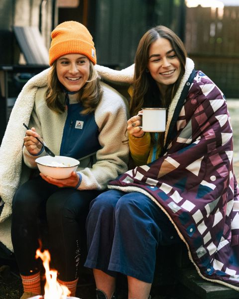 Generate Wine Passenger Clothing Women Blankets Nomadic Recycled Sherpa Blanket
