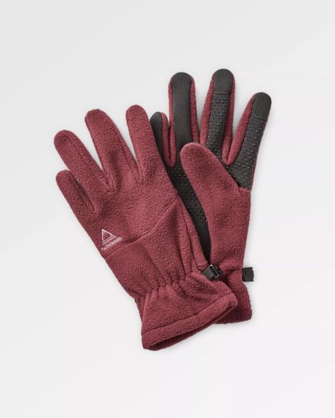 Passenger Clothing Cutting-Edge Women Daytrip Recycled Polar Fleece Touch Screen Gloves Wine Gloves