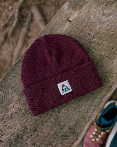 Core Recycled Low Beanies Innovative Passenger Clothing Wine Women