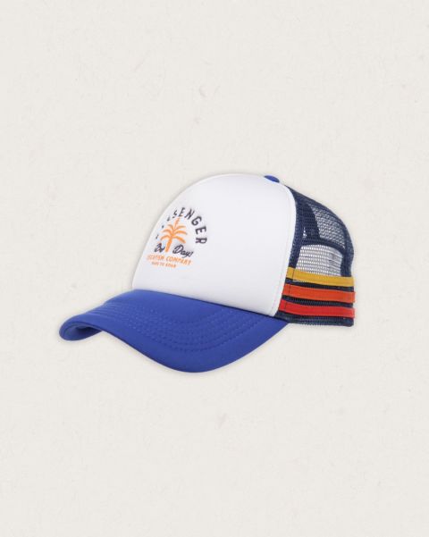 Women True Blue Onda Snapback Trucker Cap Caps & Hats Bargain Passenger Clothing