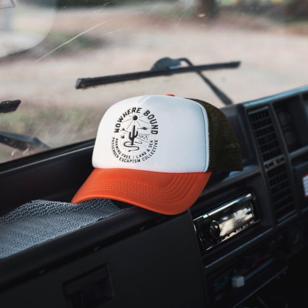 Caps & Hats Land & Sea Snapback Trucker Cap Passenger Clothing Women Sunrise Orange Relaxing